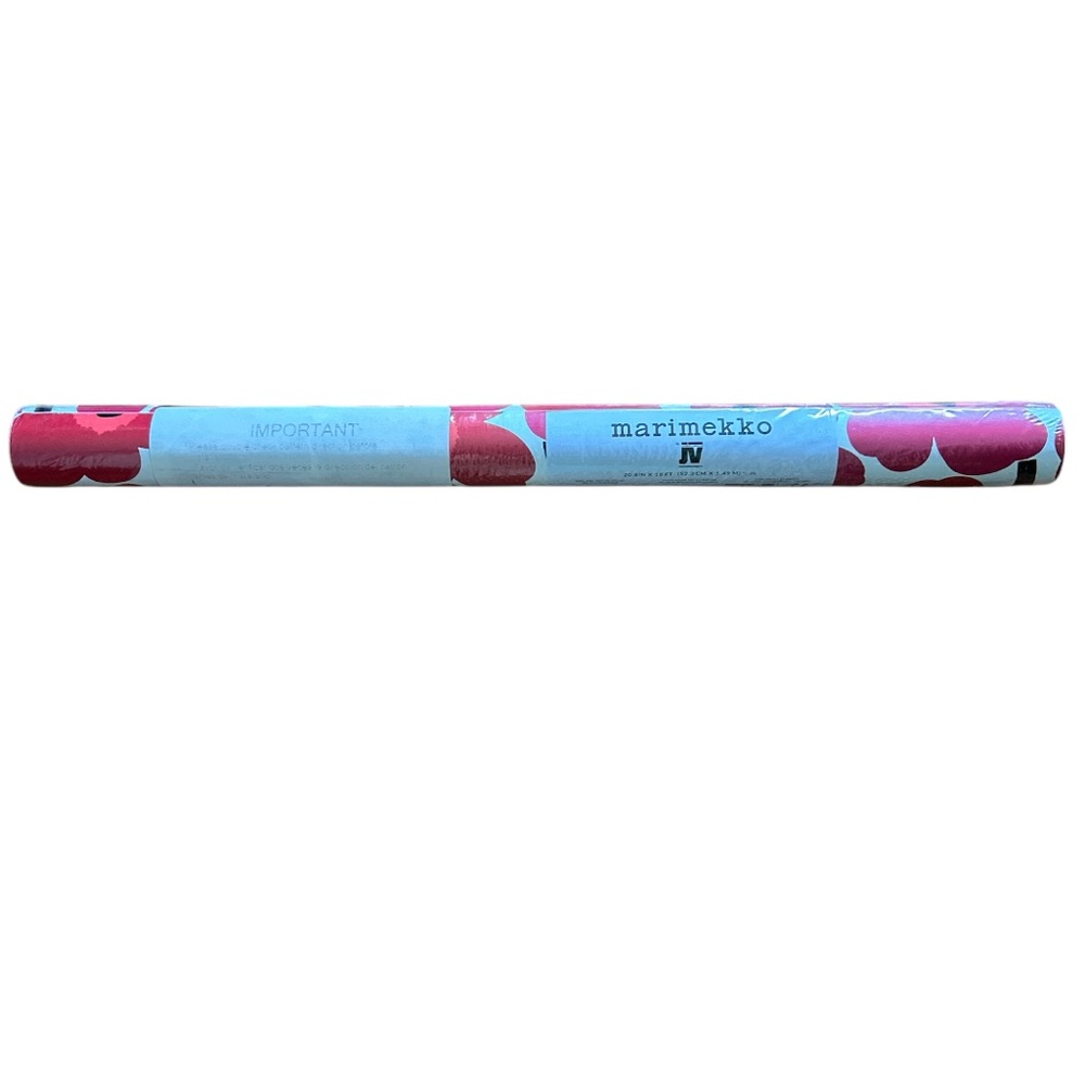 MARIMEKKO MKS4492 RED PIENI UNIKKO PEEL & STICK WALLPAPER - Picture 4 of 6